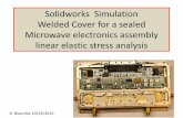 Microwave hermetic Seal cover stress analysis