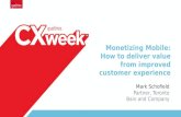 Monetizing Mobile: How to Deliver Value from Improved Customer Experience
