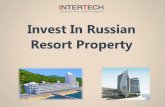 Invest in Russian resort property - our company looking for investors