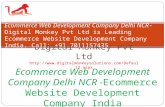 Ecommerce web development company delhi ncr  ecommerce website development company india
