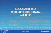 Successful SEO With Structured Data Markup By Aaron Bradley