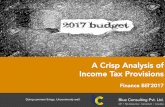 Finance Bill' 2017 : A Crisp Analysis of Income Tax Provisions