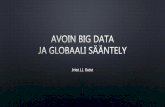 Avoin big data ja globaali sääntely