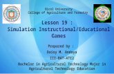 Lesson 19: Simulation Instructional Educational Games