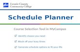 Schedule planner slides for slideshare