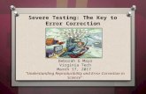 Severe Testing: The Key to Error Correction