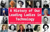 An Ode to the Leading Ladies of Technology, on International Women’s Day