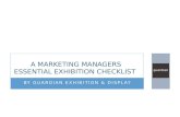 A Marketing Managers Essential Exhibition Checklist