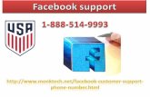 Can I get connected with experts Facebook phone number? 1-888-514-9993