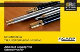 Edward Prochon - CRC Mining - Geophysical logging for underground inseam drilling (CRCMining Advanced Logging Tool)