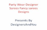 Party Wear Designer Sarees: Fancy sarees Designs Latest Fashion collection of Beautiful Indian saris