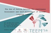 The Use of Online Quizzes for Continuous Assessment and Self-Assessment of Second-Language Learners