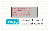 Principles in health and social care assignment