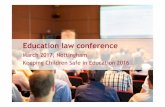 Education law conference, March 2017 - Nottingham - Keeping Children Safe in Education 2016