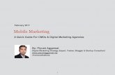 Mobile First Marketing - A Quick Guide for CMO ( Chief Marketing Officer ) and Digital Agencies