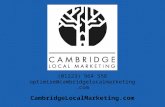Cambridge Local Marketing ORM PowerPoint
