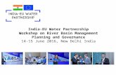 Mr. Matthew Griffith IEWP @ Workshop on River Basin Management Planning and Governance, 14-15 june 2016