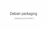 Debian packaging