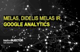Melas, didelis melas ir Google Analytics / Martynas Gedminas