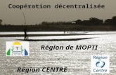 Coopération décentralisée : région de Mopti - région Centre