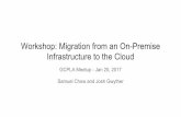 GCPLA Meetup Workshop - Migration from a Legacy Infrastructure to the Cloud