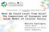 TCI 2015 The Comparison of European and Asian Model of Cluster Policy