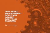 One Spend Management Solution Geared for Your Success