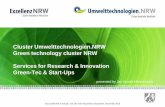Green Tec Cluster NRW - Services for Research & Innovation in Germany