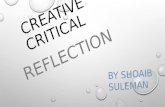 Creative critical reflection shoaib