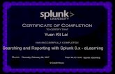 Searching and reporting with splunk 6.x   e learning