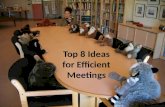 Top 8 Ideas For Efficient Meetings