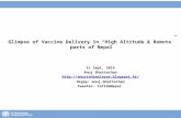 Vaccine and its delivery in Nepal