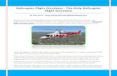 Helicopter flight simulator game