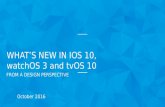 Apple - what's new in iOS 10, watchOS 3 & tvOS 10