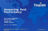 Ines Paland Riedmuller, Claudia Pop: Assessing oral proficiency