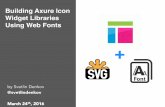 Building Axure Icon Widget Libraries Using Web Fonts