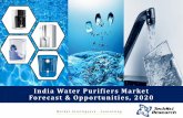 India Water Purifiers Market Forecast and Opportunities, 2020