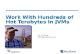 Work with hundred of hot terabytes in JVMs