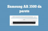 Samsung AR 3500 da parete