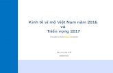 Kinh tế Việt Nam năm 2016 và triển vọng 2017