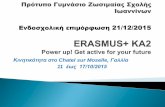 «Erasmus+KA2, Power up! Get active for your future – Kινητικότητα στη Γαλλία»