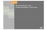 Linguagem dicionario de expressões latinas