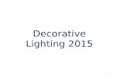 2015 Decorative Lighting Catalog