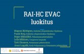 RAI-HC EVAC luokitus