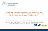 Research: Views and attitudes of journalism and public relations students on communicating about suicide