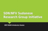 SDN/NFV Sudanese Research Group Initiative