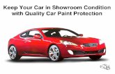 Keep your car in showroom condition with quality car paint protection