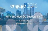 Why and How Do Leaders Fail? By Charlie Kim and Meghan Messenger at Engage 2016