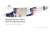 Negotiation Skill For Professionals