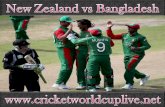 Stream Cricket Free New Zealand vs Bangladesh